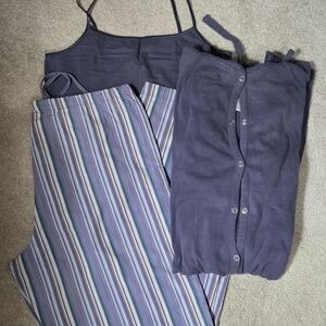 GAP Women's Purple Pajama Set